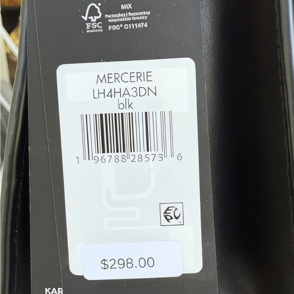 Karl Lagerfeld Black Leather Shoulder Bag w/ Dust Bag NEW WITH TAGS!!!!!! - Picture 10 of 13